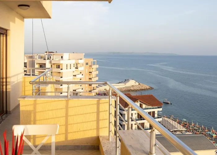 Lovely 2-bedroom With Seaview, Location Big Sea Balcony Durrës